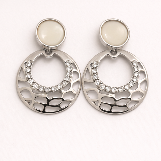 Celeste Noir Drops Earring