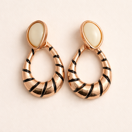 Moonlit Sapphire Drops Earring