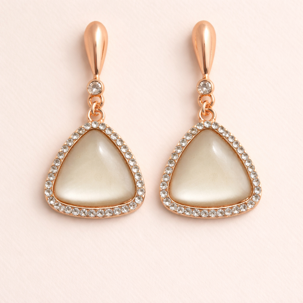 Victorian Lattice Drops Earring