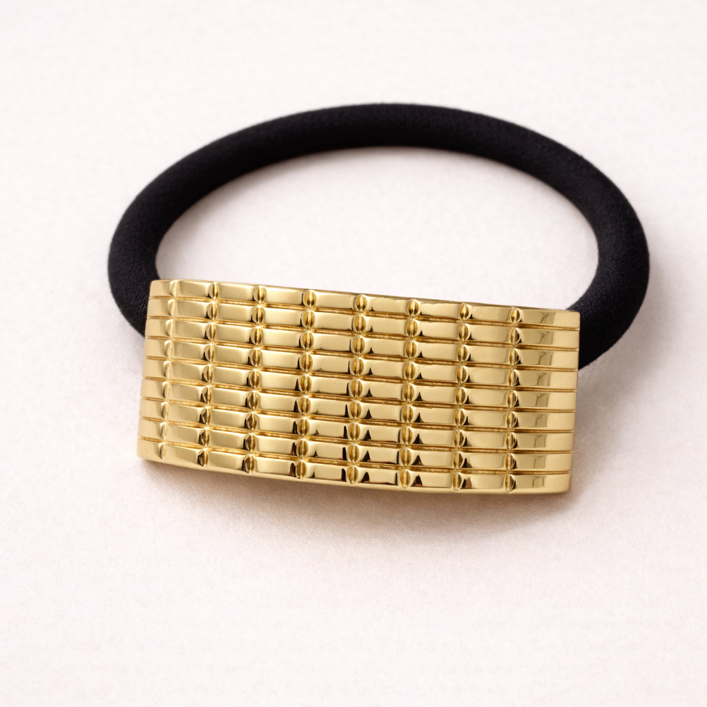 18k Gold Plated Luxe Spike Hair Tie