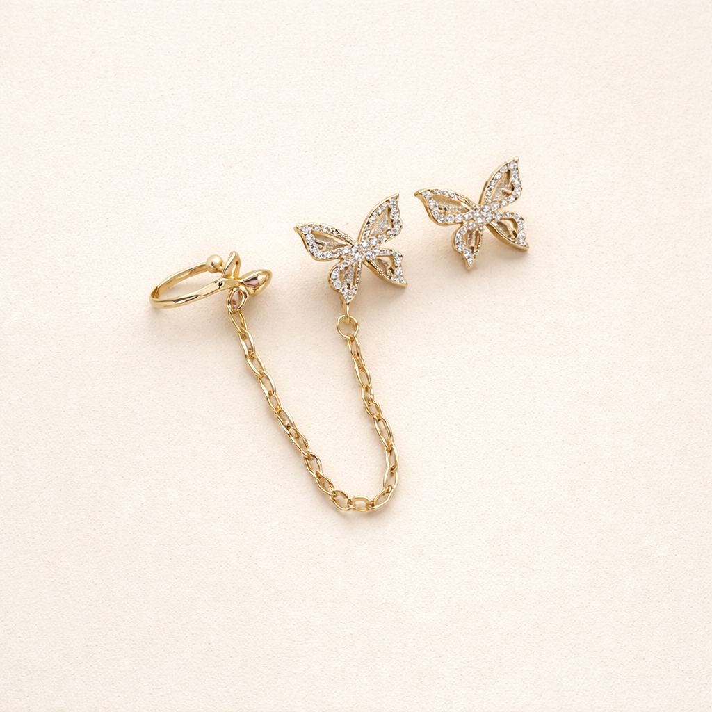 Golden Flutter Earrings