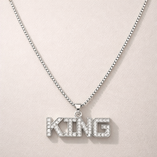 Men - Hip Hop King Anti Tarnish Necklace