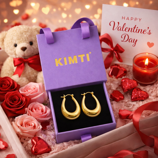 18K Gold Plated Gleaming Arc Hoops Anti Tarnish Earring