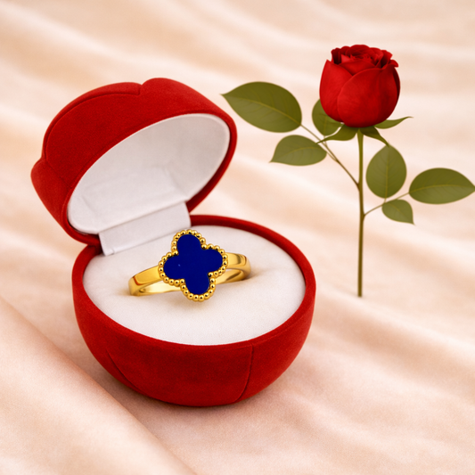 Blue Clover Anti Tarnish Ring