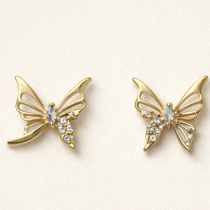 Celeste Golden Wings Earrings