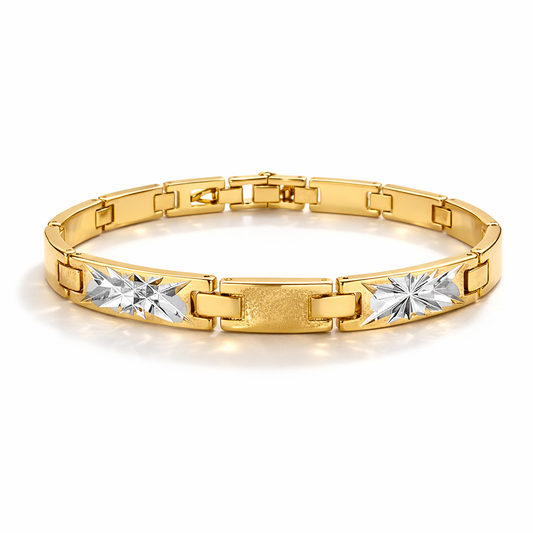 Men-18K Gold Plated Anti Tarnish Orion Spark Bracelet