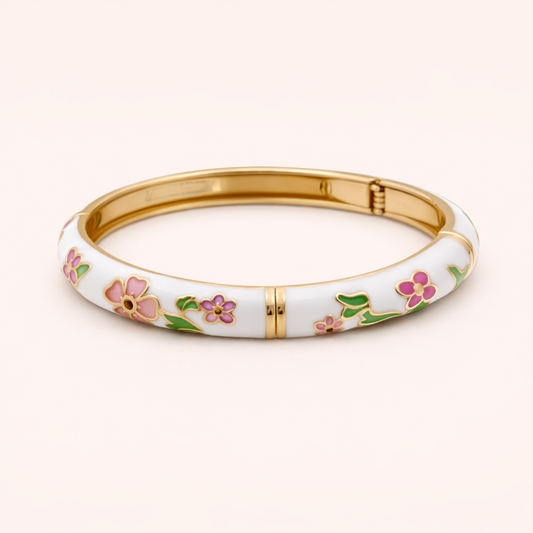 18 Gold Plated Blossom Grace Bracelet