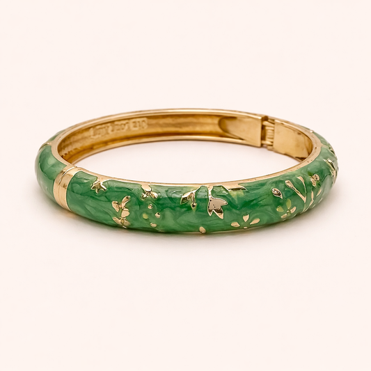 18 Gold Plated Imperial Noir Bracelet