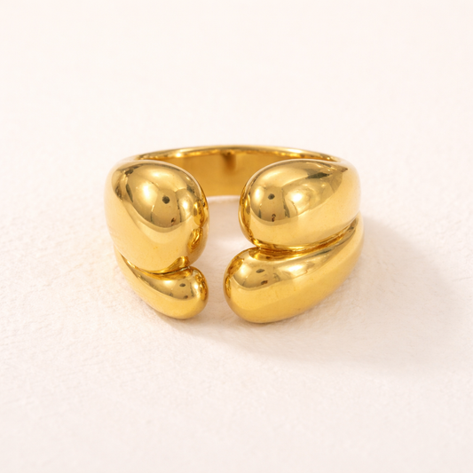 18k Gold Plated Oro Fusion Ring