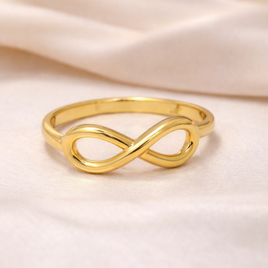 18k Gold Plated Infinite Love Ring