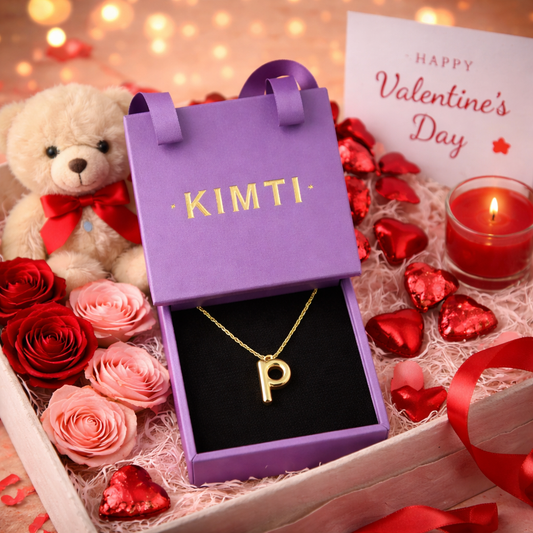 Initials Letter "P" Anti Tarnish Necklace