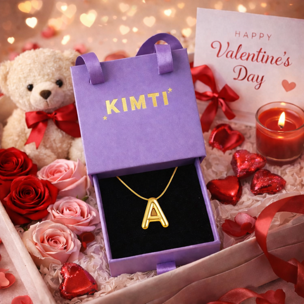 18k Gold Plated Initial Letter Necklace