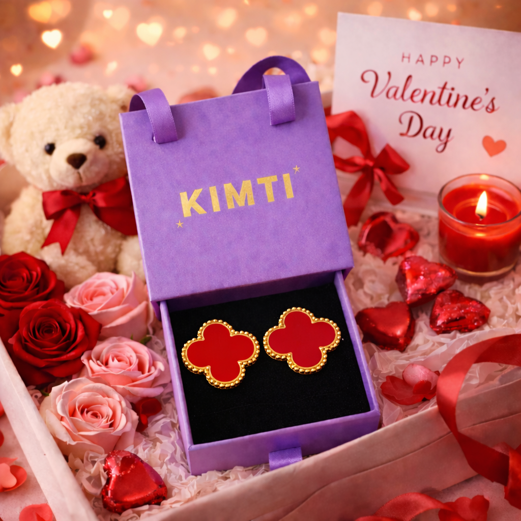 Red Clover Anti Tarnish Stud Earring Rs. 99