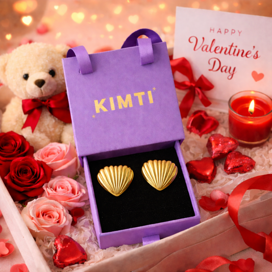 18k Gold Plated Sea Shell Anti Tarnish Earring