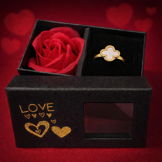 White Clover Anti Tarnish Ring