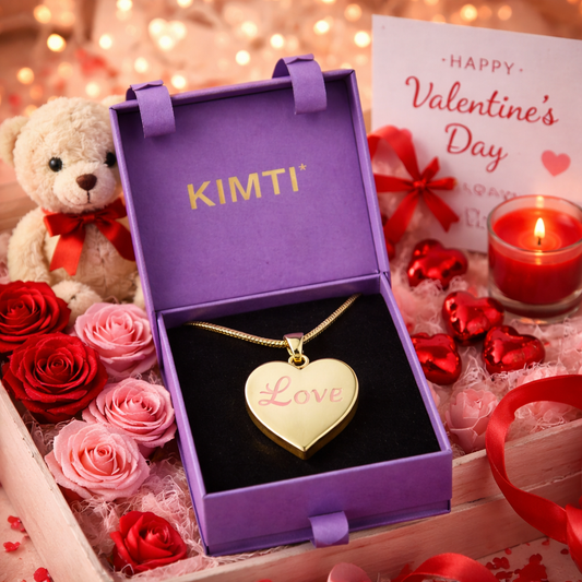 18K Gold Plated Love Sign Pendant Necklace