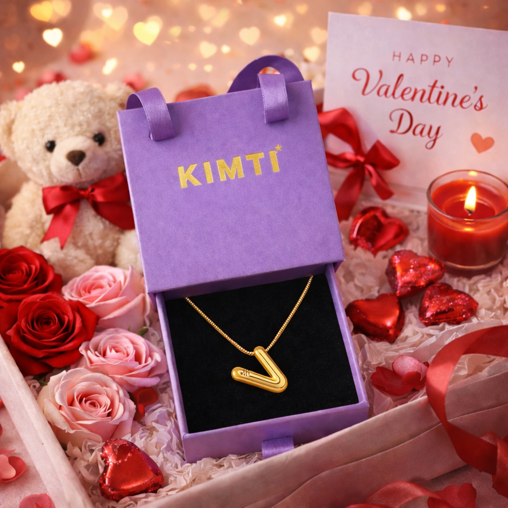 Initials Letter "V" Anti Tarnish Necklace