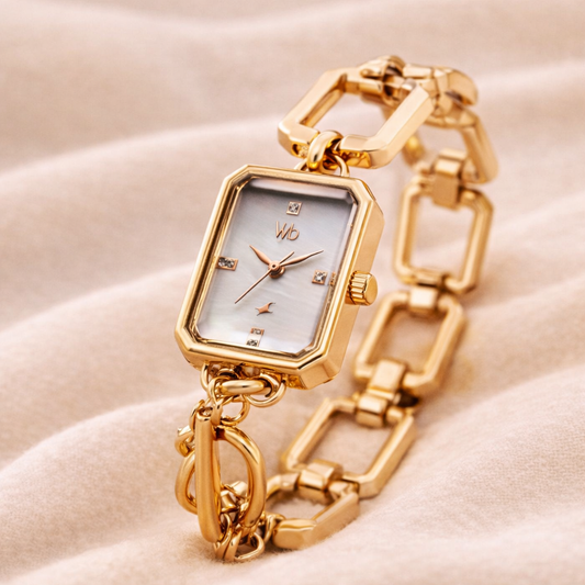 Gold Plated Anti-Tarnish GoldMuse Timepiece Bracelet