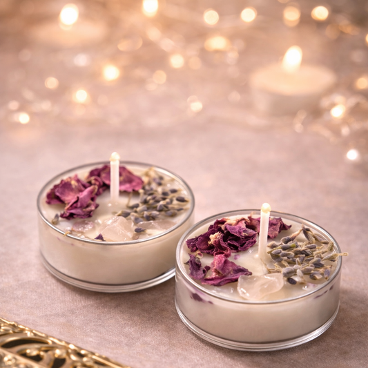 Lavender Chamomile Scent, Botanical Candle