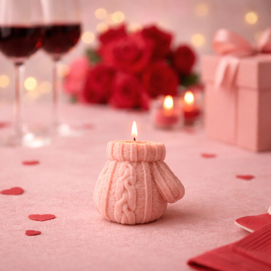 Mitten Glove Candle
