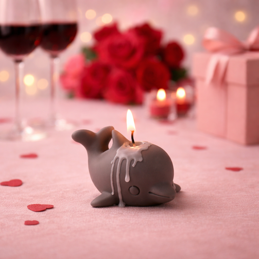 3D Dolphin Silicone Candle