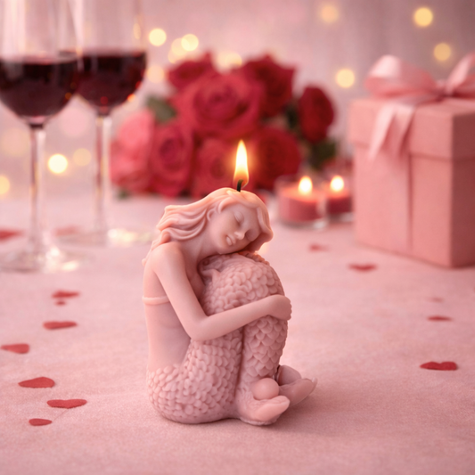 Delicate Mermaid Shape Candle