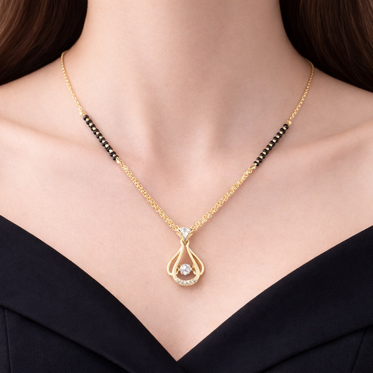 Ratna Fan Glow Mangalsutra