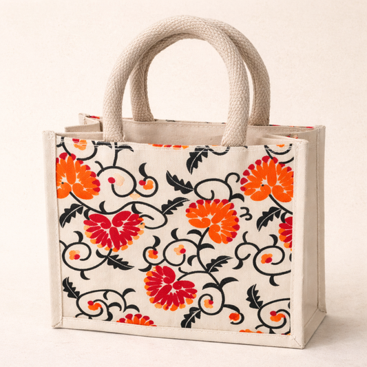 EcoCraft Geometric Tote Bag