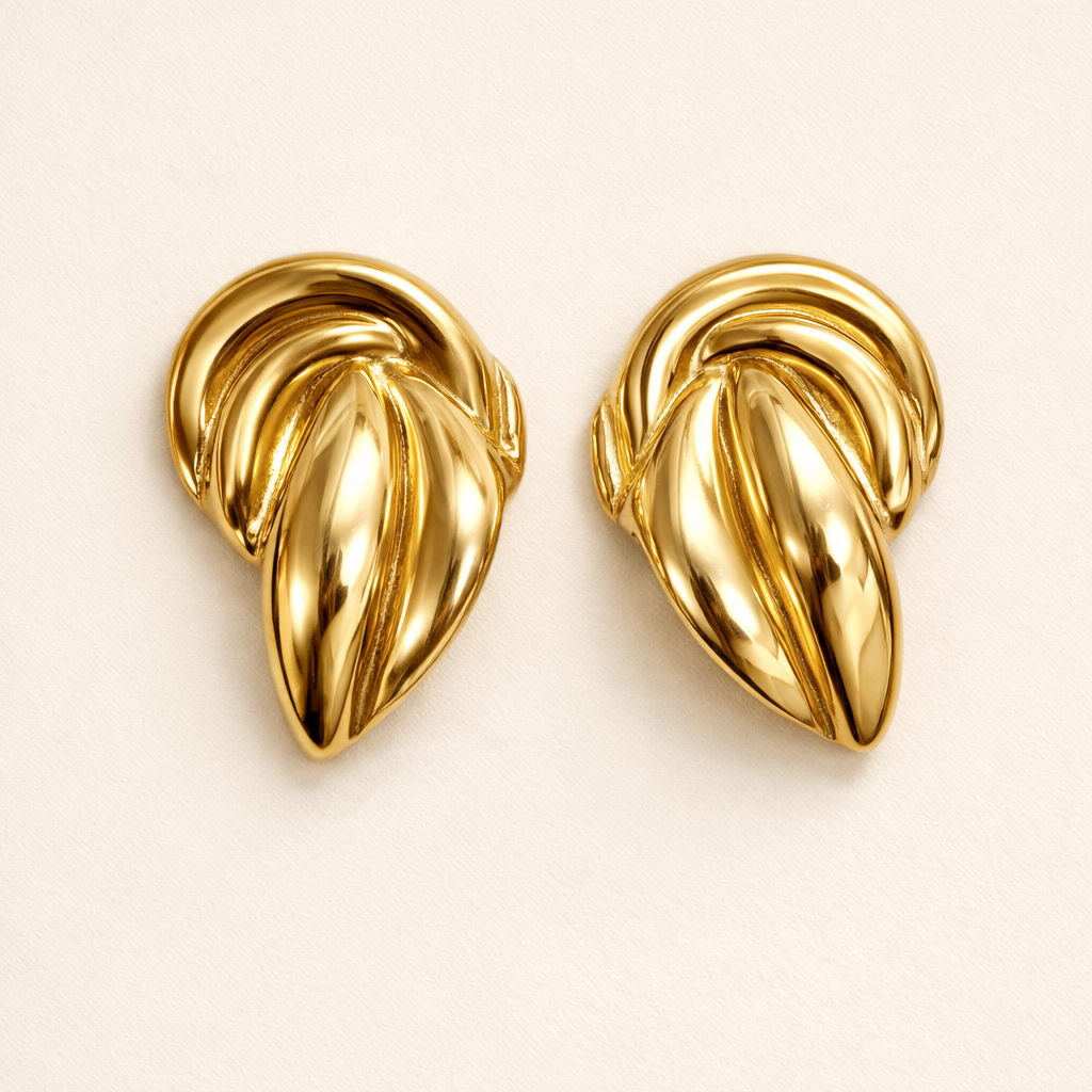18K Gold Plated Elite Drop Earrings