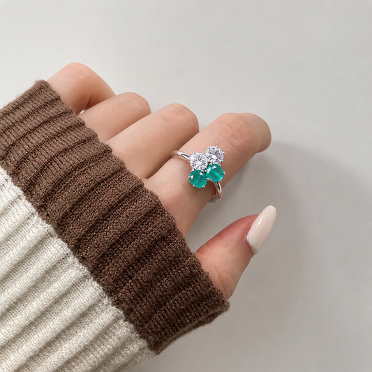 Twin-Stone Statement Ring