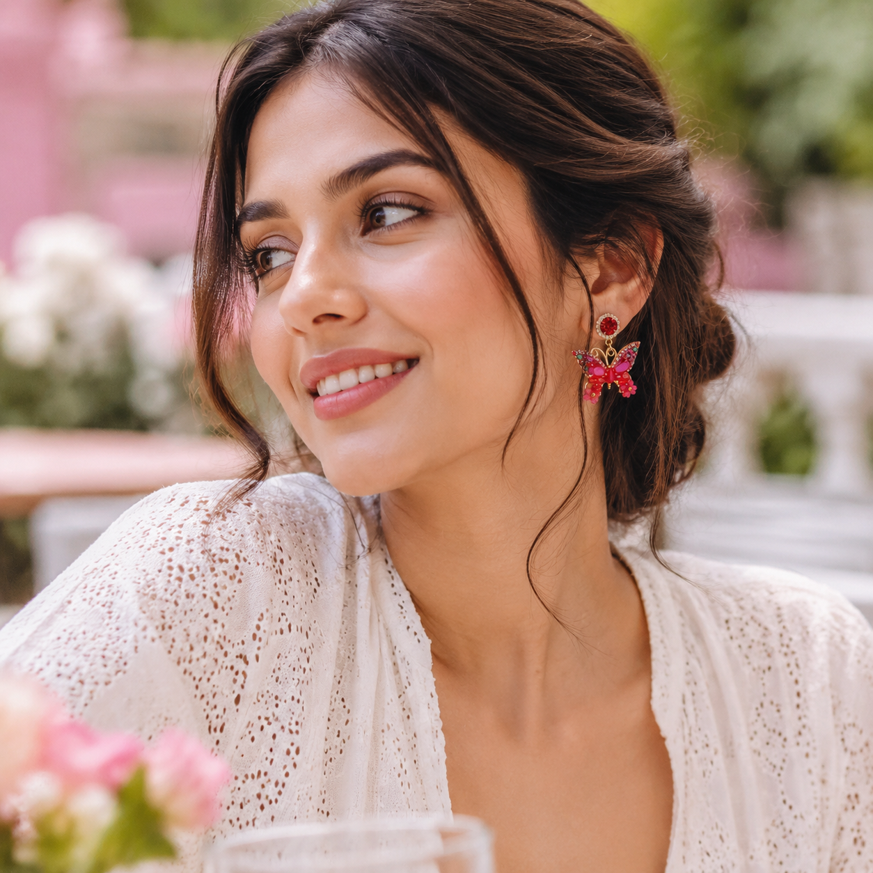 Scarlet Wings Turkesh Earring