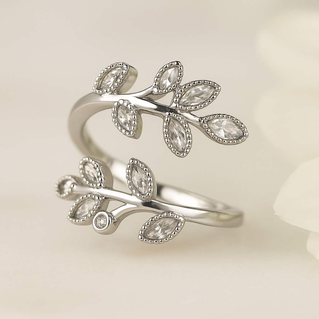 Silver Vine Ring