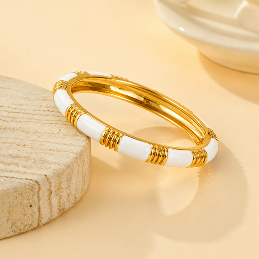 18 Gold Plated Arctic Elegance Bracelet