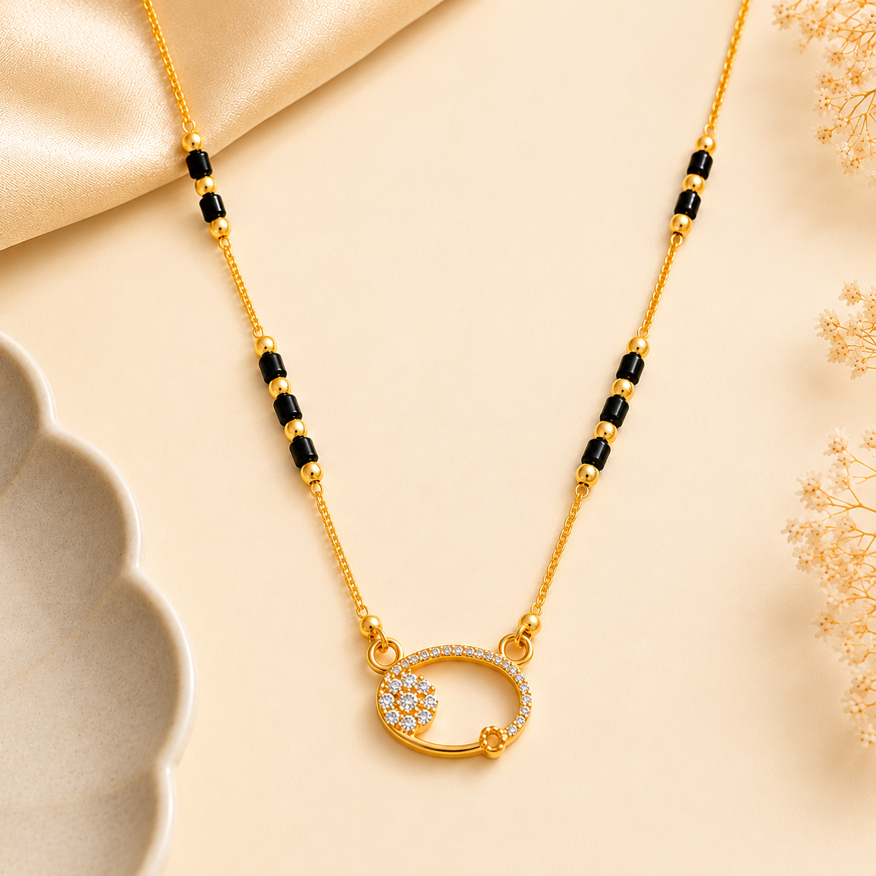 Shine Bloom Gold Mangalsutra