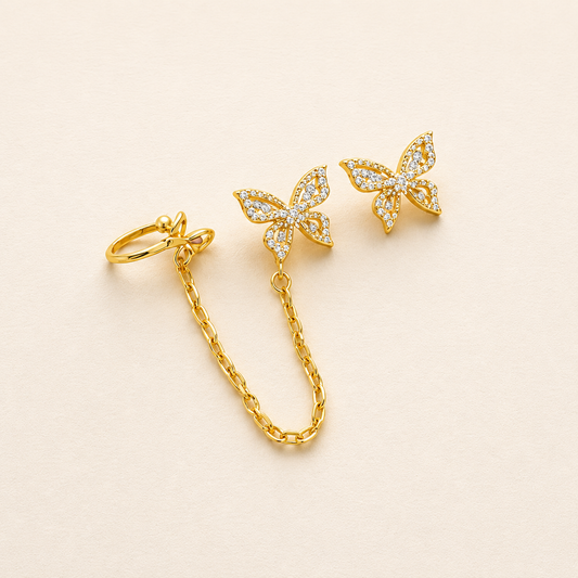 Golden Flutter Earrings