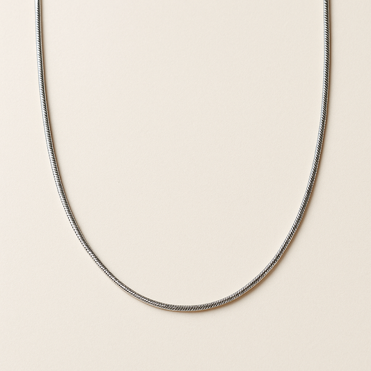 Men-Anti Tarnish Silver Minimalistic  Chain