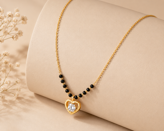 Diamond Heart Grace Mangalsutra