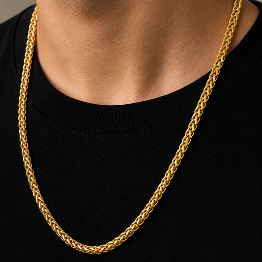 Men-Royal Braid Gold Chain