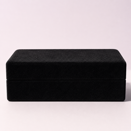 Black Foldable Multi-Slot Earring Box