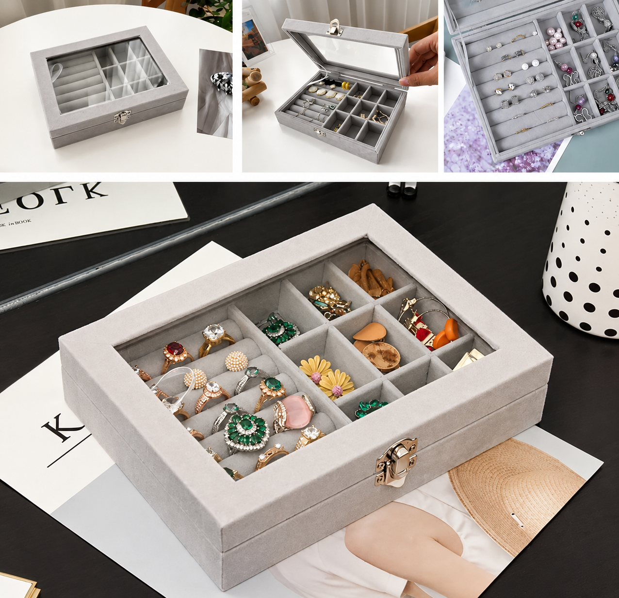 Just Rs. 299 Large Jewellery Organizer Box