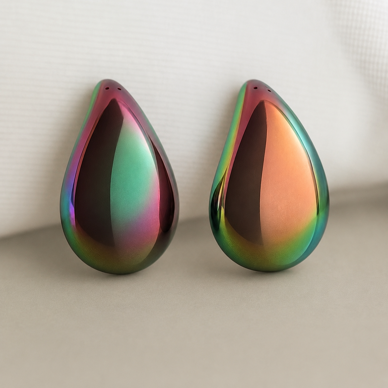 Rainbow Teardrop Earring