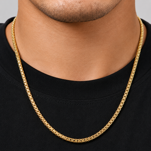 Men-18K Gold Aurum Matrix Chain