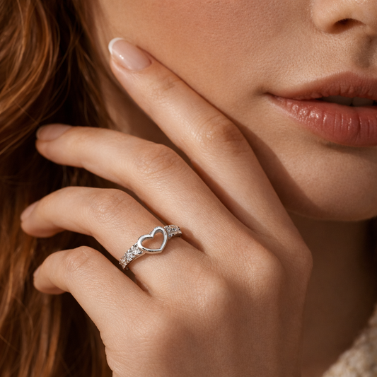 Eternal Heart Crystal Ring