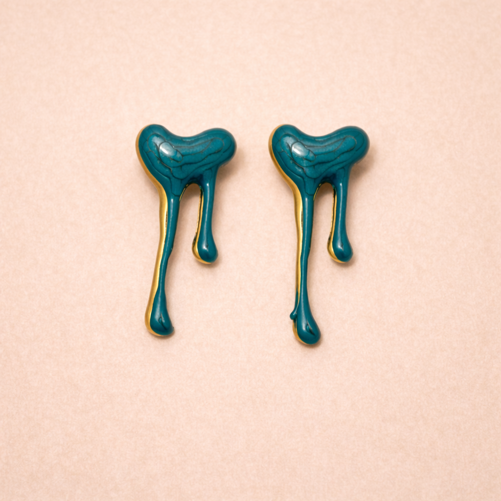 Ocean Melt Drop Earrings