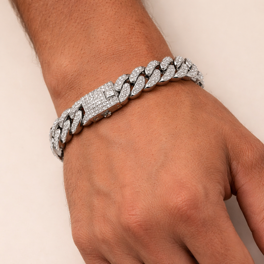 Men - Silver Titan Ice Bracelet