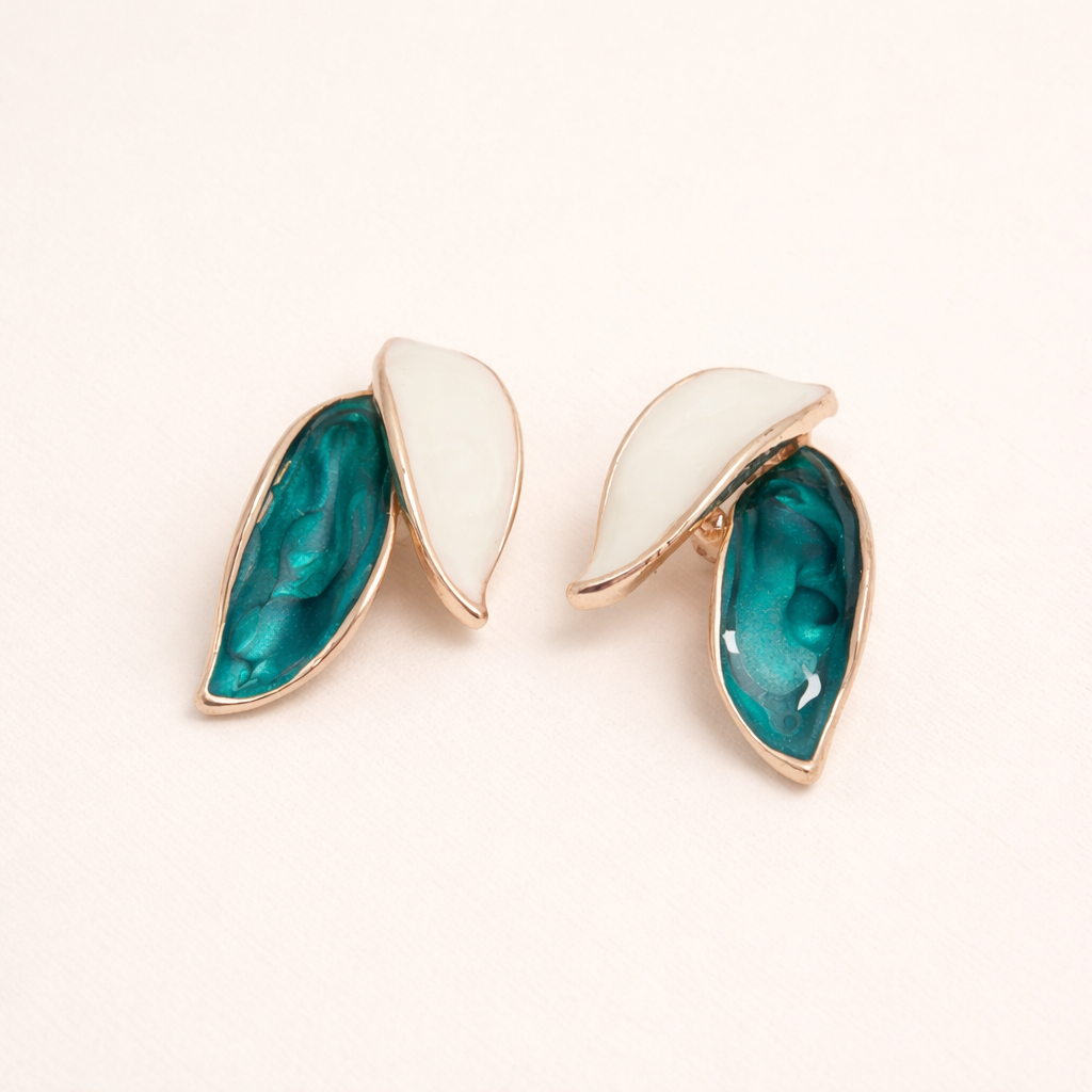 Blush Petal Duo Earrings