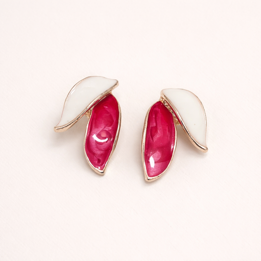 Blush Petal Duo Earrings