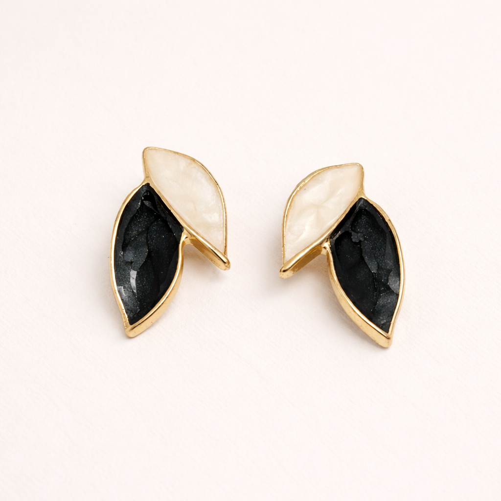 Blush Petal Duo Earrings