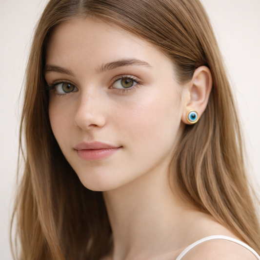 Evil Eye Stud Earring