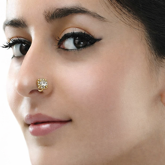 Luxe Square Glow Nose Pin